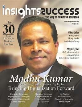 Cover Page - Madhu Kumar Bringing Digitalization Forword - Insights Success